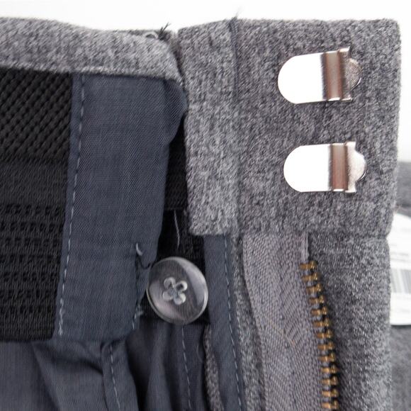 Adams Men's Umpire Pants 28W Comfort Strech Gray Pleated Expandable Waist BBSB - Picture 7 of 15